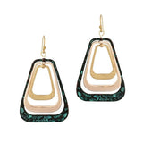 Geometric Metal Earring - view 2