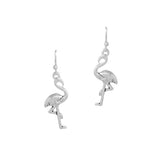 Tropical Flamingo Metal Earring