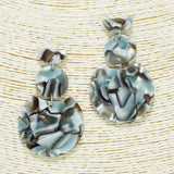 Geometric Celluloid Acetate Earring