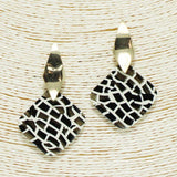 Geometric Celluloid Acetate Earring
