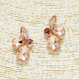 91856, TEARDROP & MARQUISE RHINESTONE EARRING, WEDDING, BRIDAL, PROM