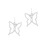 92013, GARDEN BUTTERFLY CUTOUT METAL EARRING