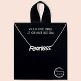 92060, GOLD DIPPED, "FEARLESS" DAINTY PAVE CUBIC ZIRCONIA NECKLACE