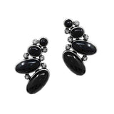 Western Oval Accent Turquoise Stone Earring - view 3