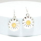 92235, DAISY FLOWER EPOXY EARRING