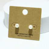 92316, 6MM PEARL STUD EARRING