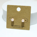 92316, 6MM PEARL STUD EARRING