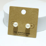 92317, 8MM PEARL STUD EARRING
