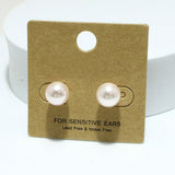 92318, 10MM PEARL STUD EARRING
