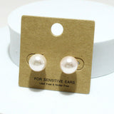 92319, 12MM PEARL STUD EARRING