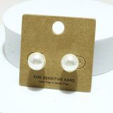 92319, 12MM PEARL STUD EARRING