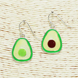 Avocado Epoxy Dangle Earring