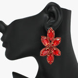 92362, MARQUISE RHINESTONE ACCENT EVENING EARRING, WEDDING, BRIDAL, PROM