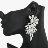 92381, MULTI RHINESTONE EARRING