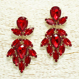 92385, RHINESTONE EVENING EARRING