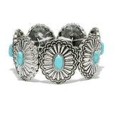 Western Concho Stretch Bracelet