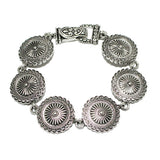 92396, WESTERN ROUND CONCHO MAGNETIC CLOSURE BRACELET
