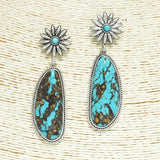 Western Turquoise Stone Earring