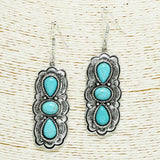 Western Turquoise Stone Earring