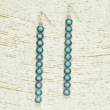 Western Turquoise Stone Drop Dangle Earring