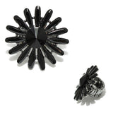 93589, FLOWER RHINESTONE STRETCH RING