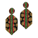 93612, GEOMETRIC SEED BEAD EARRING