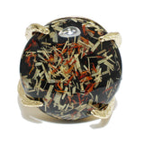 93622, CHUNKY ROUND CELLULOID ACETATE BANGLE BRACELET