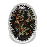 93623, CHUNKY OVAL CELLULOID ACETATE BANGLE BRACELET