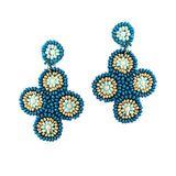93632, GEOMETRIC SEED BEAD EARRING