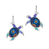 SEA Turtle Epoxy Earring, SEA Life, Ocean Theme