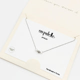93727, 14K GOLD DIPPED DAINTY FRESHWATER PEARL SLIDE NECKLACE