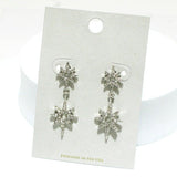 Pave Starburst Dangle Earring
