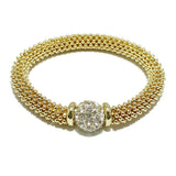 93750, RHINESTONE BALL ACCENT STRETCH BRACELET