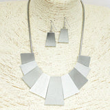 93757, GEOMETRIC METAL SLIDE NECKLACE