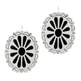 Western Concho Epoxy Accent Earring - view 2