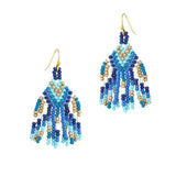 93773, FRINGE SEED BEAD EARRING