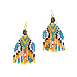 93773, FRINGE SEED BEAD EARRING