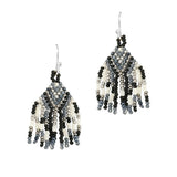 93773, FRINGE SEED BEAD EARRING