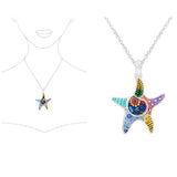Starfish Epoxy Pendant Necklace