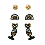 NEW Year Wine Glass Stud Earring SET