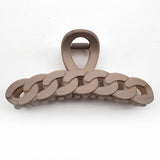 93854, CHAIN LOOK SOLID COLOR HAIR CLAW, HAIR CLIP