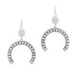 Western Squash Blossom Nugget Bead Earring - view 2