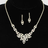 93900, PAVE RHINESTONE EVENING NECKLACE, WEDDING, BRIDAL, PROM