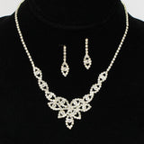 93900, PAVE RHINESTONE EVENING NECKLACE, WEDDING, BRIDAL, PROM