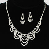 93901, PAVE RHINESTONE EVENING NECKLACE