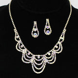 93901, PAVE RHINESTONE EVENING NECKLACE