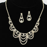 93901, PAVE RHINESTONE EVENING NECKLACE