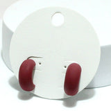 Rubber Coated Post Earring - view 3