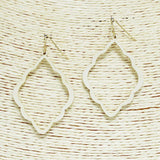 Quatrefoil Wood Earring - view 4