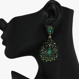 94057, BUBBLE RHINESTONE EVENING EARRING, WEDDING, BRIDAL, PROM